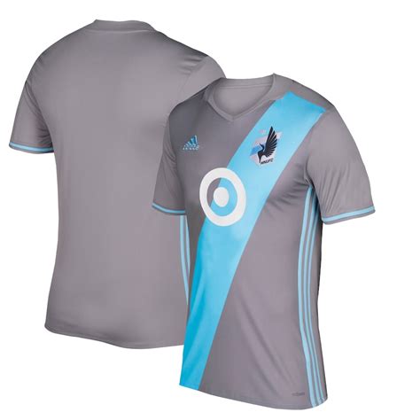 men's minnesota united fc adidas gray 2017 primary replica jersey|minnesota fc youth jersey.